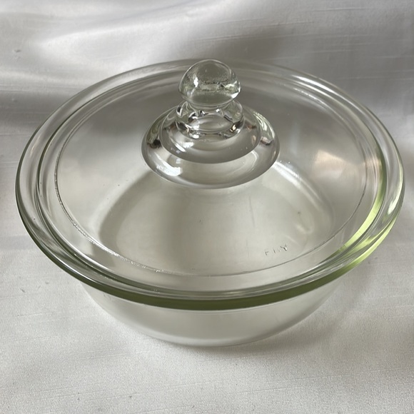 VTG 1920-1940’s Fry Glass co oven bake casserole dish 1 quart - Picture 7 of 7